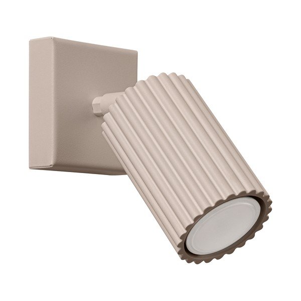 Hallikaspruun metallist kohtvalgusti 8x16 cm Gleam - Sollux