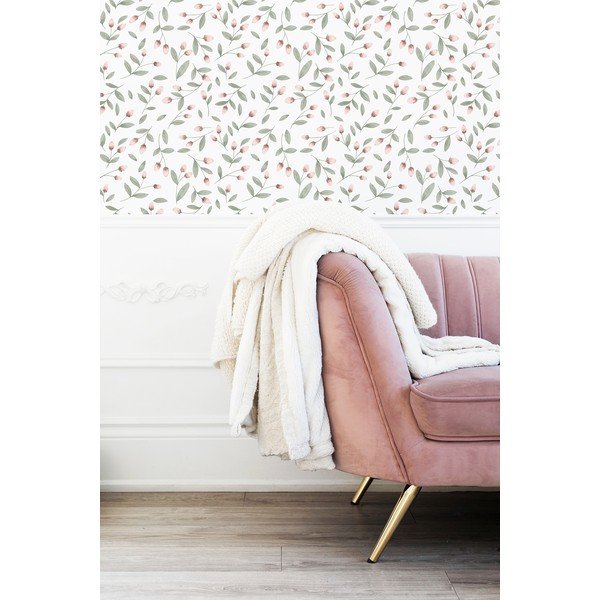 Laste mittekootud tapeet 10 m x 50 cm 10 m x 50 cm Flower Buds - Lilipinso-image-3