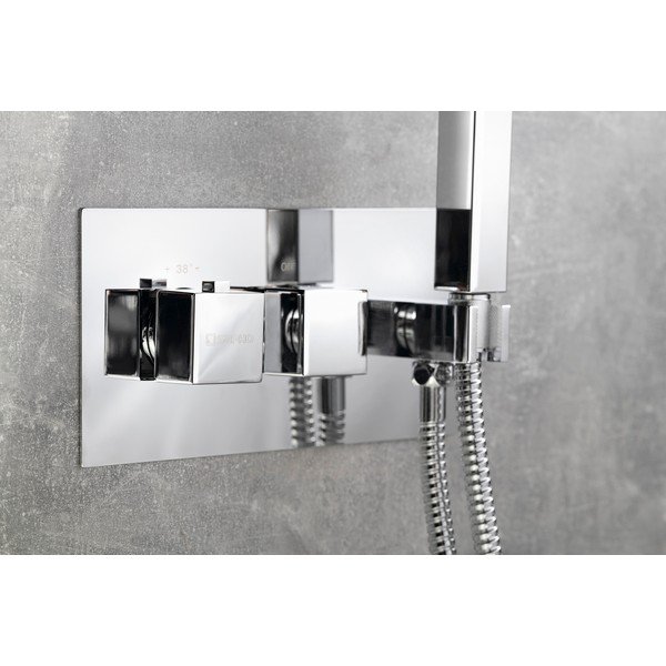 Hõbe seinasegisti (2 väljundit) Latus - Sapho-image-1