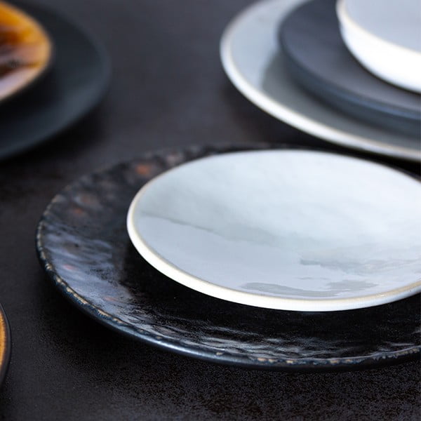 Valge kivikeraamikast magustoidutaldrik ø 16 cm Roda - Costa Nova-image-1