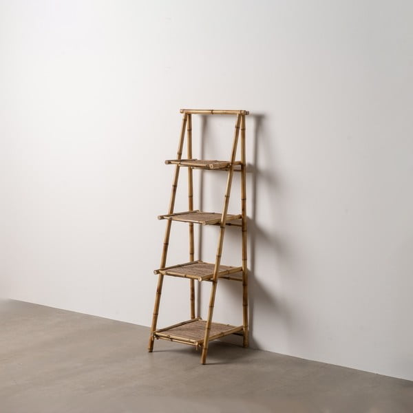 Bambusest riiul 48x152x50 cm Manali - Ixia-image-1