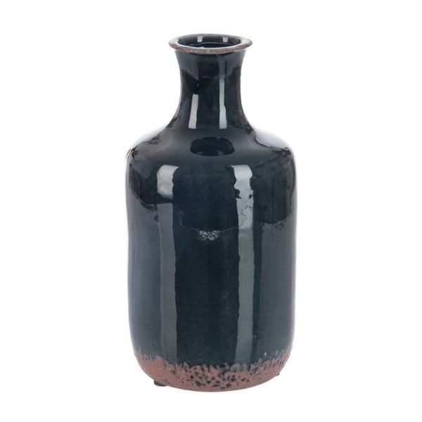 Váza Dark Petrol, 13x13x26 cm