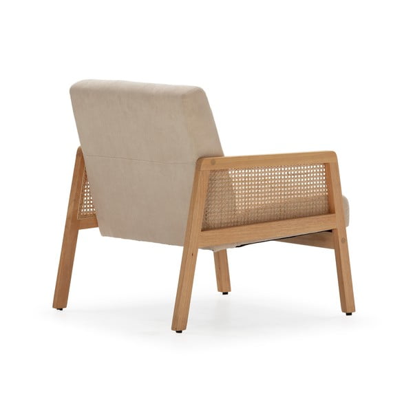 Beež kootud velvetist tugitool Debra - Marckeric-image-4