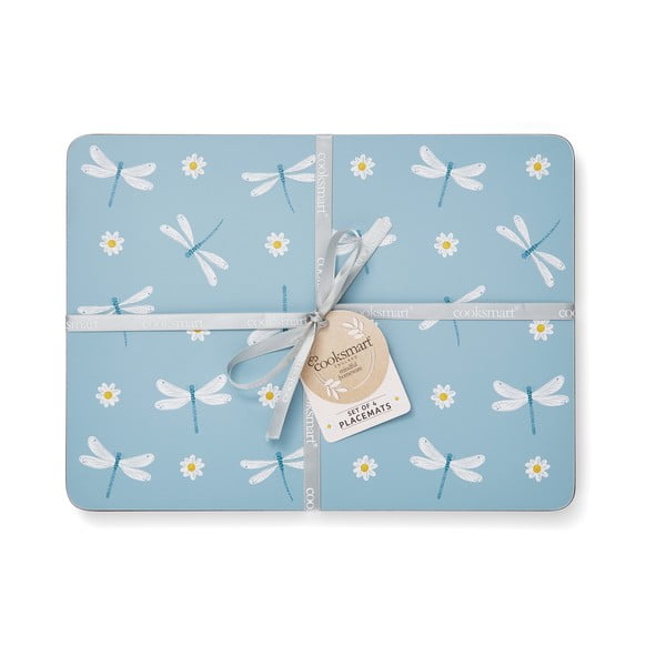 Korgist ja paberist taldrikud 4 tk 21,5x29 cm English Meadow - Cooksmart ®-image-1