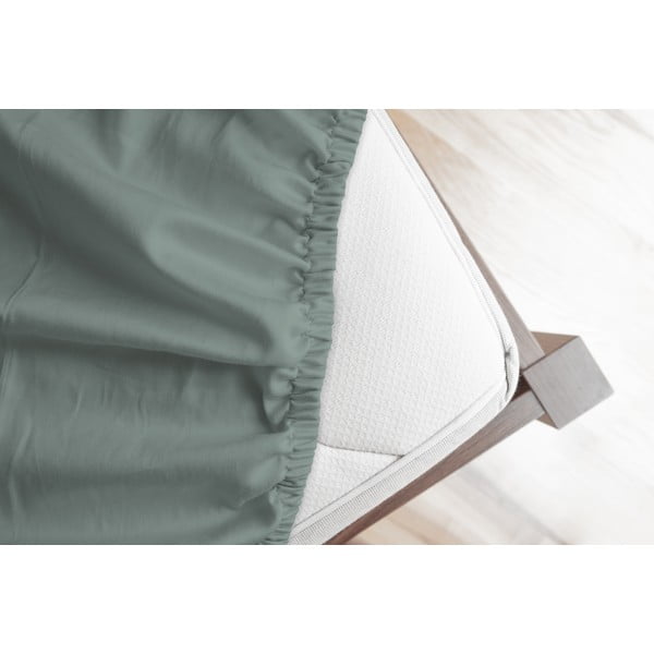 Roheline flanell voodilina 90x200 cm - Good Morning-image-1