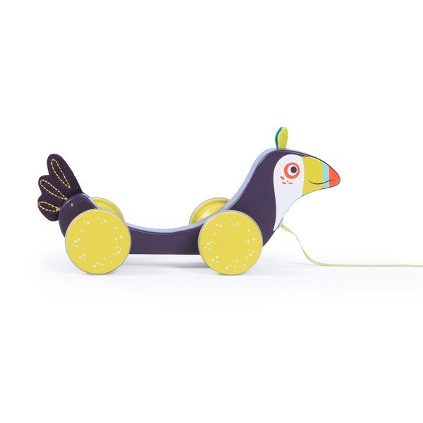 Nööriga mänguasi Toucan - Moulin Roty-image-3