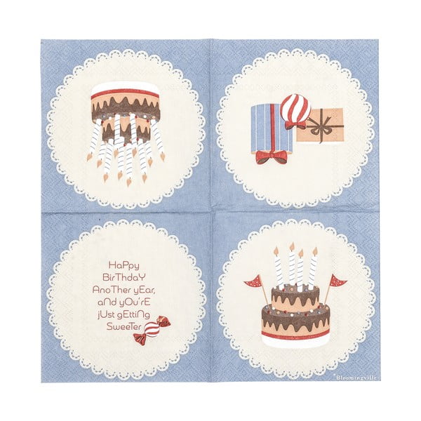 Paberrätikud, 20 tk komplektis Oscar - Bloomingville Mini-image-4