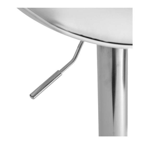 Valged kunstnahast reguleeritava kõrgusega baaritoolid 2tk komplektis (istme kõrgus 56,5 cm) - Casa Selección-image-4