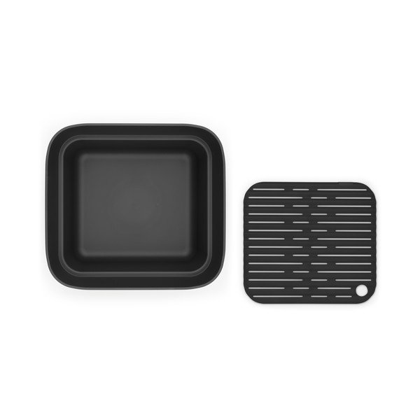 Tumehall plastmass nõudepesukauss äravooluga 37x34 cm SinkSide – Brabantia-image-3