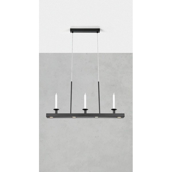 Must metallist hämardatav LED-rippvalgusti Dining - Markslöjd-image-1