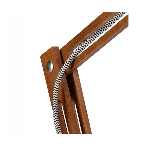 Hallikaspruun lauavalgusti metallist varjuga (kõrgus 44 cm) Marcello - LAMKUR-image-4