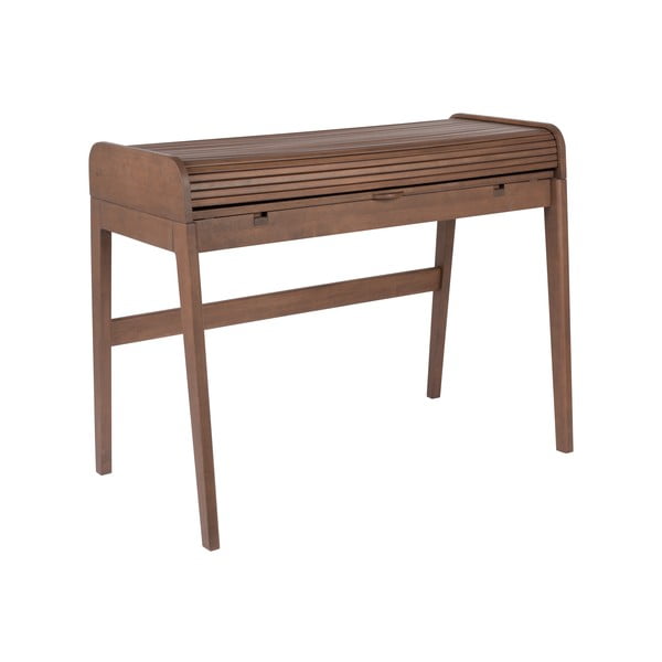 Pruun kirjutuslaud väljatõmmatava lauaga Barbier - Zuiver-image-2