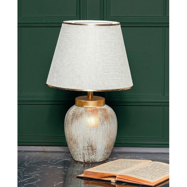 Kreem-kuldne lauavalgusti (kõrgus 47 cm) - Opviq lights-image-1