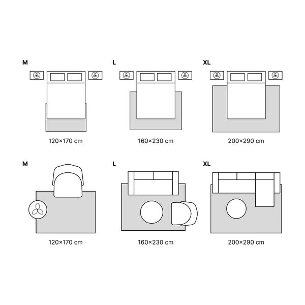 Mündivärvi-beež villane vaip 200x300 cm V&A Calisia Kelp - Agnella-image-4