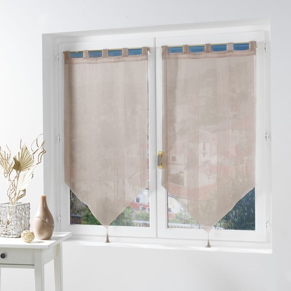 Beežid voile kardinad 2 tk komplektis 60x160 cm Salina - douceur d'intérieur