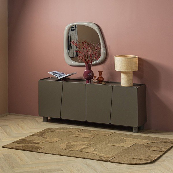 Pruun villaseguga vaip 170x240 cm Livo - WOOOD-image-1