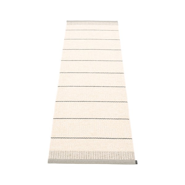 Helehall-kreem sise/välisvaip 60x200 cm Belle Warm Grey – Pappelina