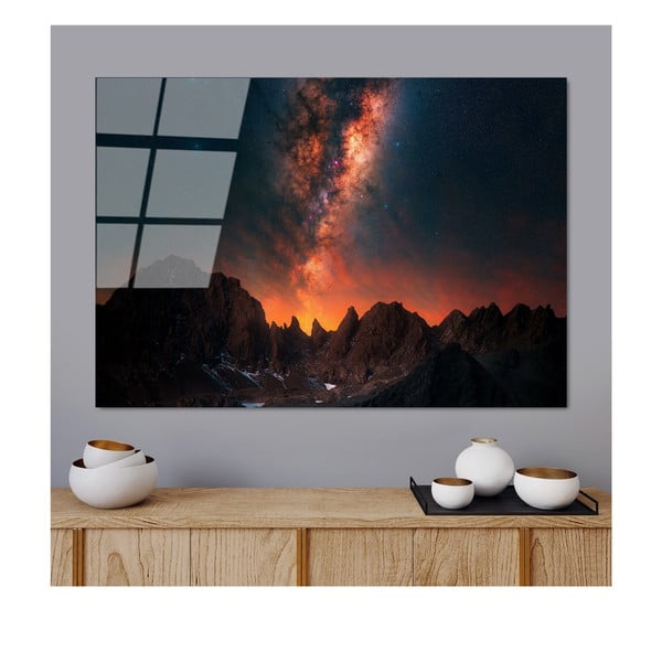 Klaasist maal 100x70 cm Night Sky - Wallity-image-2