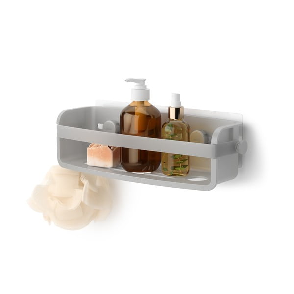 Hall isekandev vannitoariiul, mis on valmistatud taaskasutatud plastist Flex Adhesive - Umbra-image-3