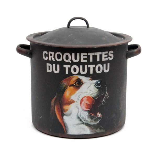 Železná dóza Antic Line Croquettes Du Toutou, ⌀ 23 cm