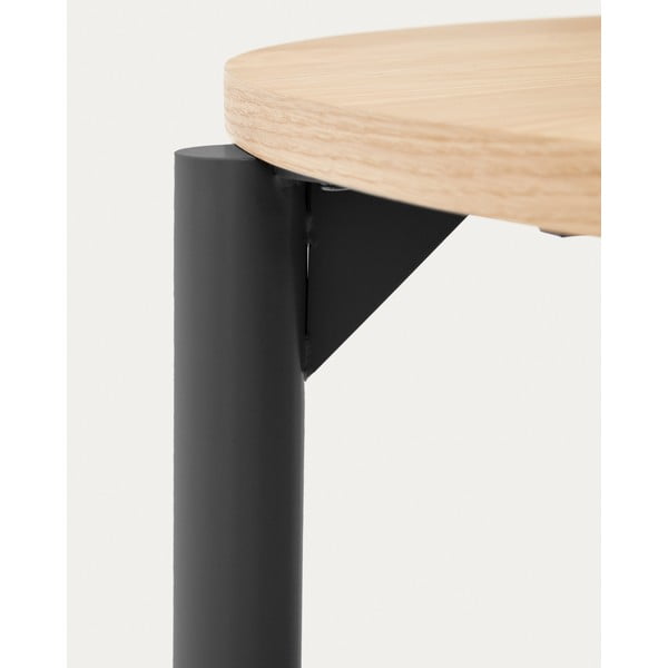 Kokkupandav söögilaud naturaalsest tammepuidust 90x120 cm Montuiri - Kave Home-image-1