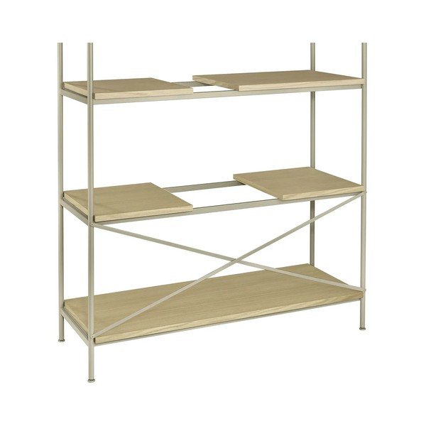 Naturaalses värvitoonis tammepuust riiul 105x170x40 cm Sukoya - Blomus-image-3