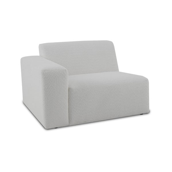 Valge bukleekangast diivanimoodul (vasak nurk) Roxy - Scandic-image-1