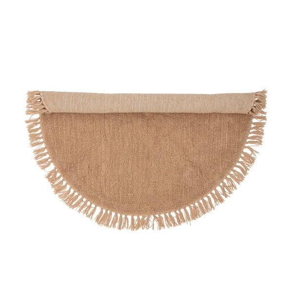 Naturaalset värvi ümmargune villane vaip ø 110 cm Lenea - Bloomingville-image-2