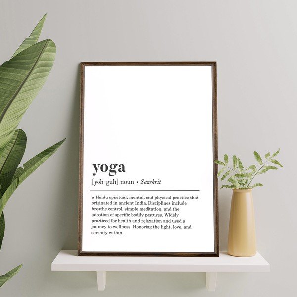 Plakat 50x70 cm Yoga - Wallity-image-2