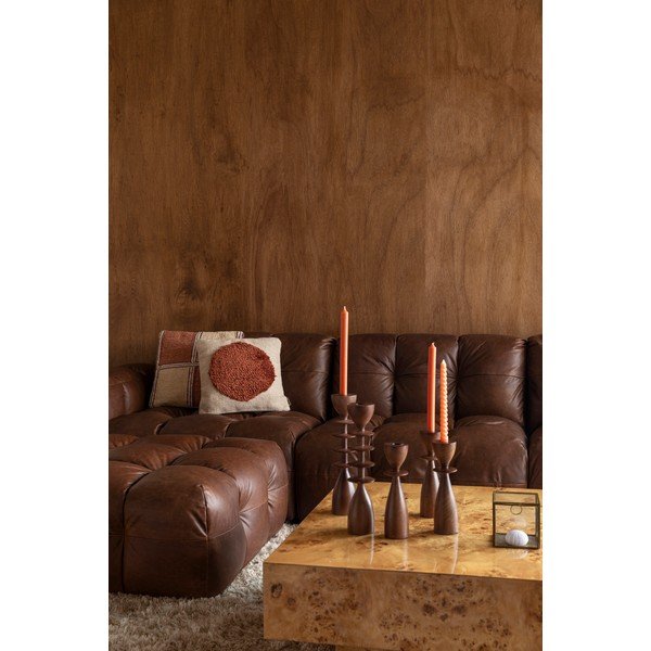 Pruun nahkdiivan 364 cm Hackman - Dutchbone-image-4