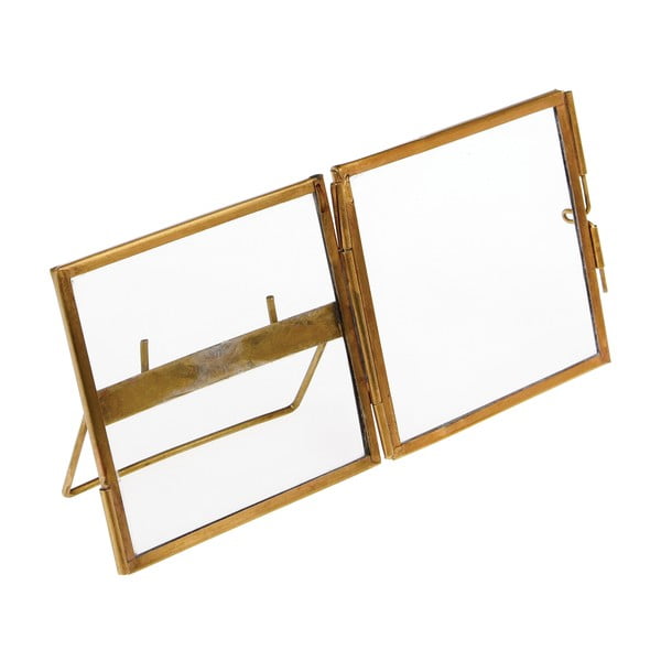 Kuldne metallist raam 8x8 cm - Rex London-image-4