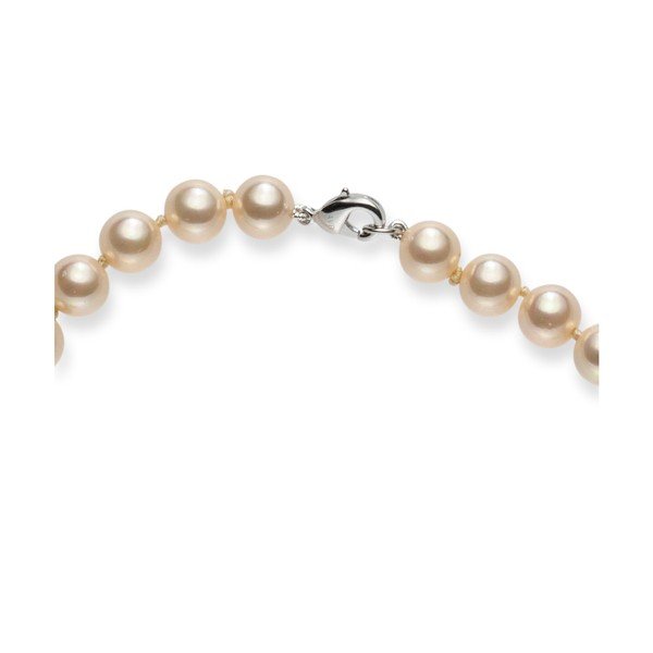 Světle žlutý perlový náhrdelník Pearls of London Mystic, délka 50 cm-image-2