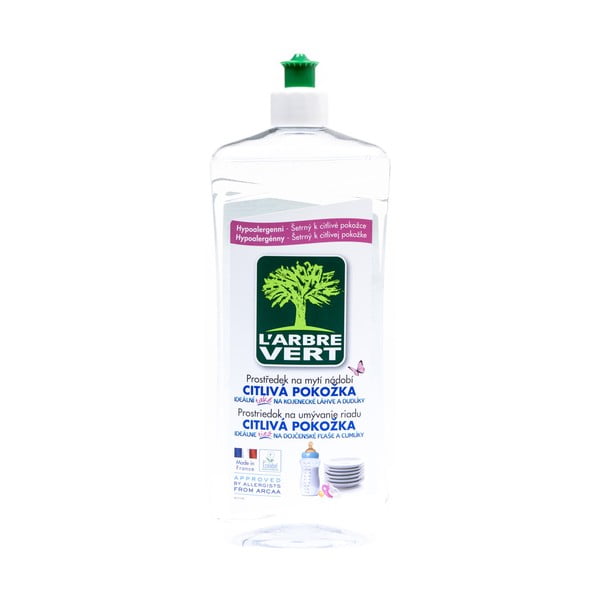 Ökoloogiline nõudepesuvahend tundlikule nahale L´Arbre Vert Sensitive, 2 x 750 ml - Unknown