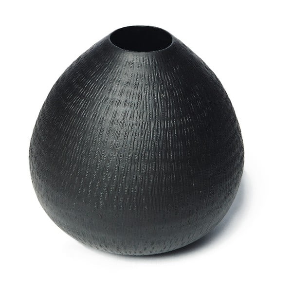 Černá váza Simla Matt, ⌀ 33 cm