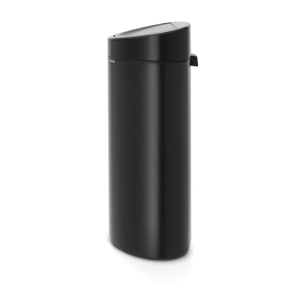 Matt must puutetundlik terasest prügikast 40 l Touch Bin – Brabantia-image-2