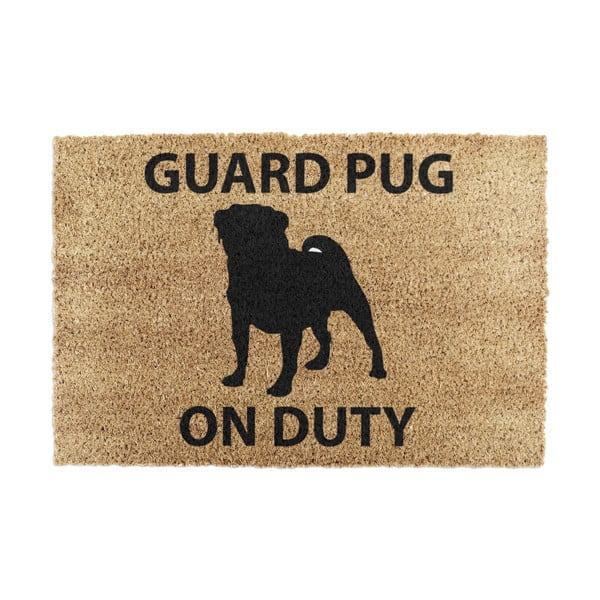 Kookoskiududest matt  40x60cm Guard Pug - Artsy Doormats