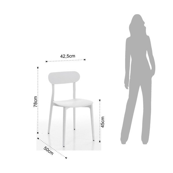 Valge plastikust aiatool Stoccolma - Tomasucci-image-3