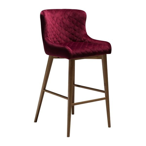 Vínově červená barová židle DAN-FORM Denmark Vetro