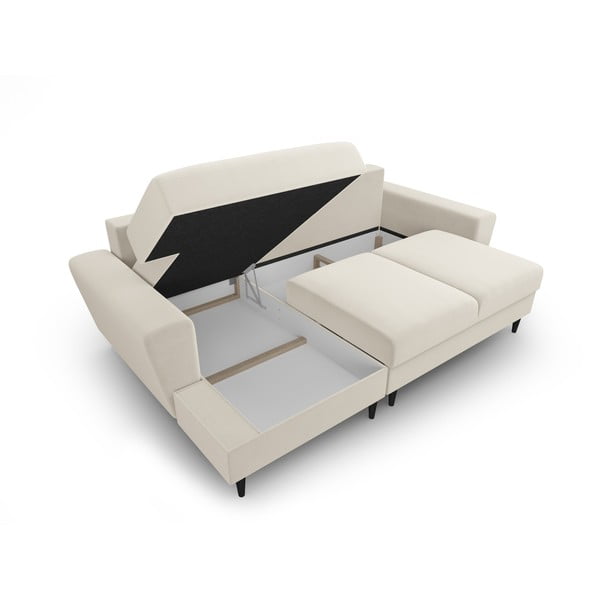 Beež sametist panipaigaga nurgadiivanvoodi (vasak nurk) Kyoto - Cosmopolitan Design-image-3