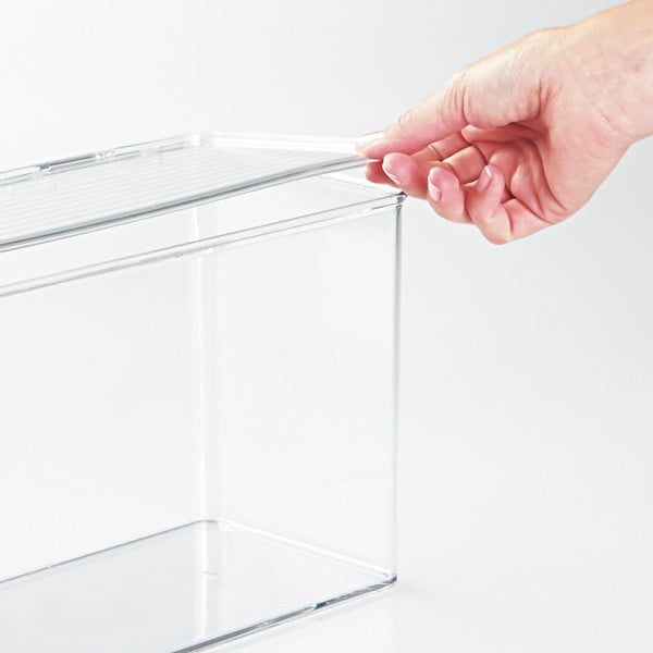 Läbipaistev kaanega hoiukarp , 14,5 x 34 cm Binz - iDesign-image-1