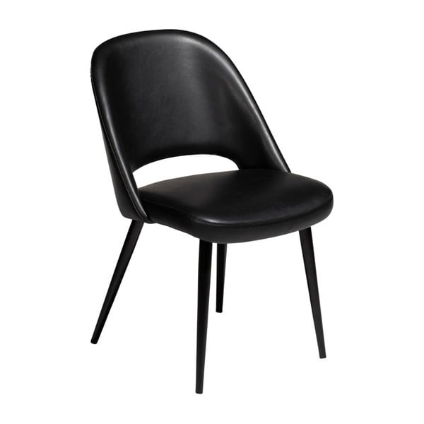 Černá jídelní židle z eko kůže DAN–FORM Denmark Grace