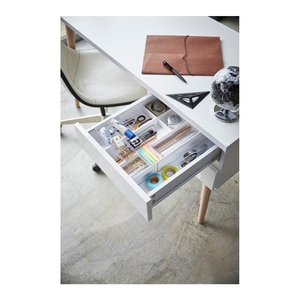 Valge plastikust korrastaja Tower - YAMAZAKI-image-2