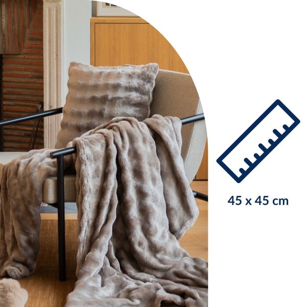 Mikroplüüsist dekoratiivpadi 45x45 cm Wave - Tiseco Home Studio-image-4