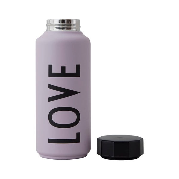 Lilla termopudel, 500 ml Love - Design Letters-image-1