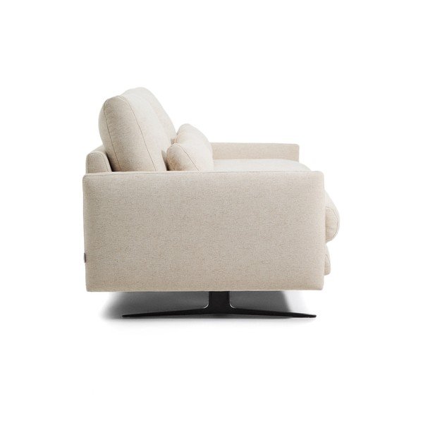 Beež šenillist diivan 240 cm Veliro - Kave Home-image-3