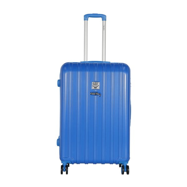 Modrý cestovní kufr LULU CASTAGNETTE Edge, 107 l