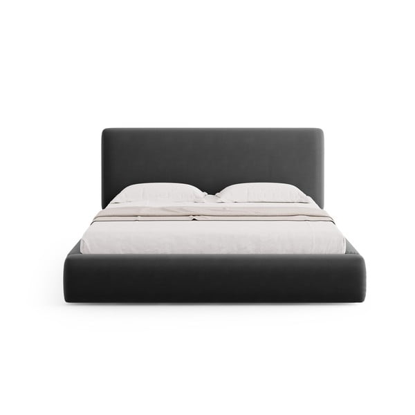 Tumehall polsterdatud kaheinimesevoodi koos voodipõhja ja panipaigaga 160x200cm Colonel - Cosmopolitan Design-image-3