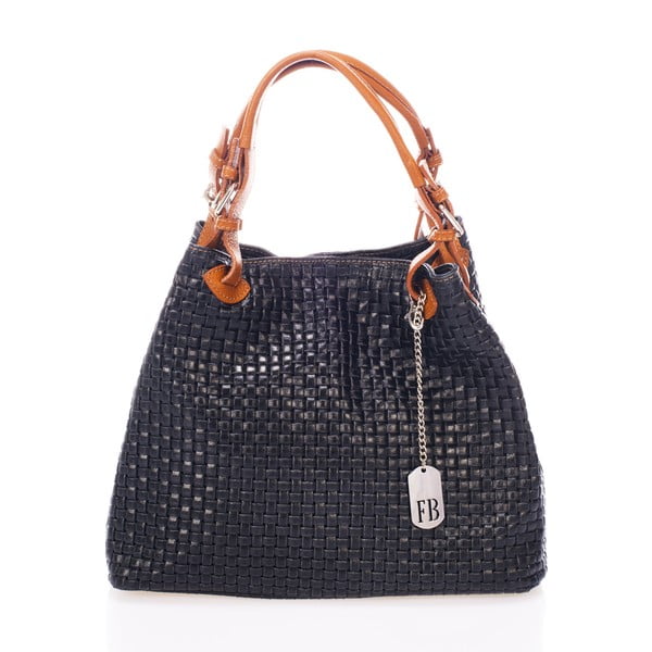 Tumesinine nahast käekott Federica Bass Hydri - Federica Bassi