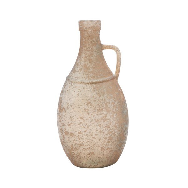 Béžová váza z recyklovaného skla Mauro Ferretti Rome, ⌀ 12,5 cm-image-3