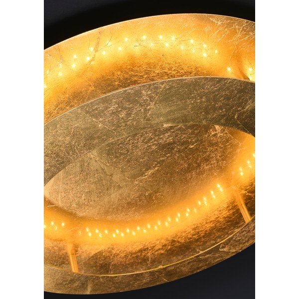Kuldne LED laevalgusti metallist varjuga 50x50 cm Merle - Candellux Lighting-image-1